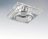 Светильник встраиваемый 006620 PROTO CR QUA MR16 ХРОМ/ПРОЗРАЧНЫЙ