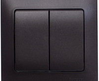 GLOSSA Переключатель 2-кл шоколад GSL000865