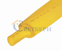 35.0 / 17.5 мм 1м термоусадка желтая  REXANT