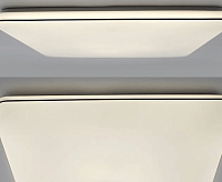 Накладной светильник "VEGA" 60W S-STEP/DIM-480x480x65-CHROME/WHITE-220V-IP44