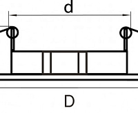 Светильник встраиваемый 011040 LEGA 11 FIX MR16 БЕЛЫЙ