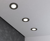 Светильник встраиваемый 110 MR16 черный сн/пр