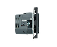 Эмили Розетка 1-местная USB + Type C, черный уголь, RST10-5119-05