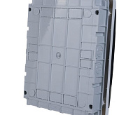 Щит встраиваемый 24 мод. IP40, прозрачная черная дверца Tekfor BVK 40-24-1