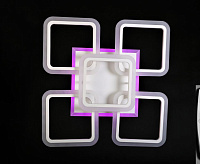 Люстра 8001/4+1C+led GL WH led (150W+22W)