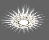 Светильник с подсветкой GU5.3 MR16  CD3915 прозрачный хром сн/пр