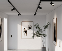 Slim Magnetic R02 Трековый светильник 12W 4200K черный 85012/01