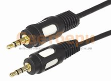 Шнур 3.5 Stereo Plug - 3.5 Stereo Plug 1.5М (GOLD) 17-4112