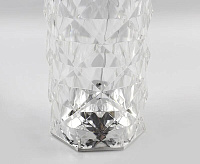 Настольная лампа CRYSTAL RGB 1W R-RC-90x215-CLEAR/CHROME-DC5V/1A-IP20