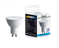 Лампа светодиодная диммируемая 9W GU10 6400K LB-561