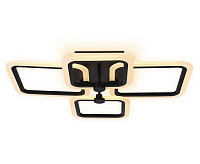 Люстра светодиодная FA531/2+2&nbsp;&nbsp;BK 105W черный&nbsp;&nbsp;сн/пр