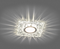 Светильник с подсветкой GU5.3 MR16  CD920 прозрачный сн/пр