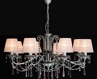 Люстра металл 10086/8 серебро сн/пр