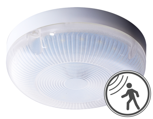 Накладной светильник PBH-PC4-RSM 10W 4000K CLEAR IP65 sensor (микроволн) JAZZway сн/пр