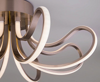 Люстра светодиодная 90079/8 сатин никель сн/пр