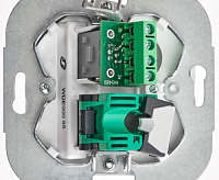 GLOSSA Розетка комп+телефон RJ11+RJ45 алюм GSL000385