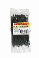 Хомут nylon 150 x 2,5 мм 100 шт чёрный  REXANT