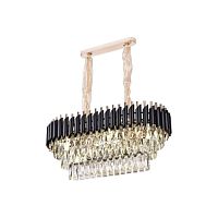 Люстра Е-СВЕТ (Л) 99005-750*350 Н1+J3 черный/золото