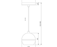 Подвесной LED светильник DLS023 9W белый/хром сн/пр