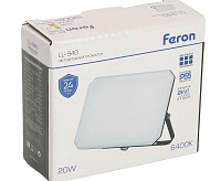 Прожектор светодиодный&nbsp;&nbsp;20W 6400K IP65 белый матовый LL-940