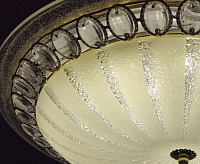 Накладной светильник "CASABLANCA" GOLD 72W R-515 on/off WHITE-220 IP20