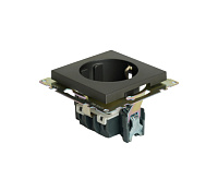 Катрин Розетка 1-ая с/з графит GLS16-7110-06