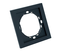 Мия Рамка 1 пост, черный бархат, PFR00-3001-05