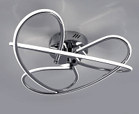 Люстра светодиодная "LIANA MONO" 70W R-460x190-CHROME/WHITE-220V-IP20/6000K