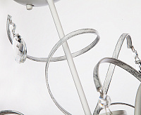 Люстра металл 60033/3 белый с серебром