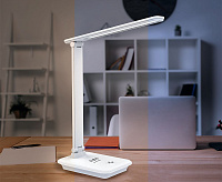 Настольная лампа 25W 3000-6000К 100-240V белый DE1728