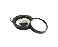 Светильник встраиваемый GX53 DL507 15W черный, круг