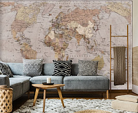 Фотообои DS 3D MAP-018 (DL-001 песок) 4*2,7