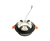 Светильник встраиваемый GX53 DL500 15W черный, круг