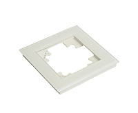 Катрин Рамка 1-ая для сенсорных механизмов стекло белый GFR00-7001-01S