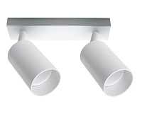 Светильник настенно-потолочный под лампу 2*GU10, белый ML202