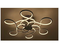 Люстра светодиодная "AGAVA" 120W R-650-CHROME/OPAL-220-IP20