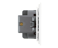 Мия Выключатель 1-кл, белая магнолия, RSW10-3103-01