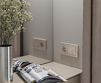 Веркель Рамка на 2 поста (Stream шампань) WL12-Frame-02