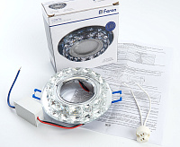 Светильник с подсветкой GU5.3 MR16 CD878 прозрачный сн/пр