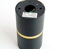 Светильник потолочный MR16 GU10 35W 230V черный/золото ML186