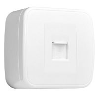 Розетка Phone 1-местная EKF EGT01-034-10