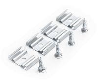 Профиль алюминиевый накладной, черный, CAB262 (16*6*2000мм)