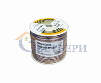 Кабель акустический 2х0,5 прозрачный 01-6203-6 (100м)