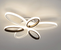 Люстра светодиодная 90137/ 6 белый/черный