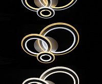 Люстра светодиодная "TRIPLEX ROUND" 108W R-700/600-WHITE/WHITE-220V-IP44