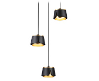 Подвесной светильник TN71252/3 BK/GD черный/золото GX53/3