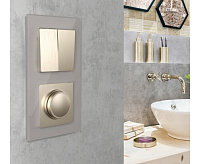 Веркель Диммер (шампань рифленый) WL10-DM600 сн/пр