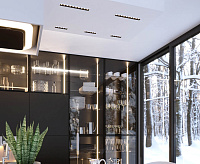 Светильник точечный встраиваемый 9922 20W 4200K белый/черный