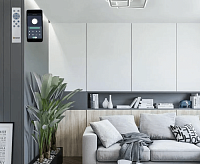 Люстра светодиодная "SONNE" 80W 3S-APP-520x520x110-WHITE/WHITE-220-IP20