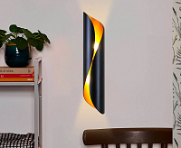 Бра FW241 BK/GD G9/2 черный/золото